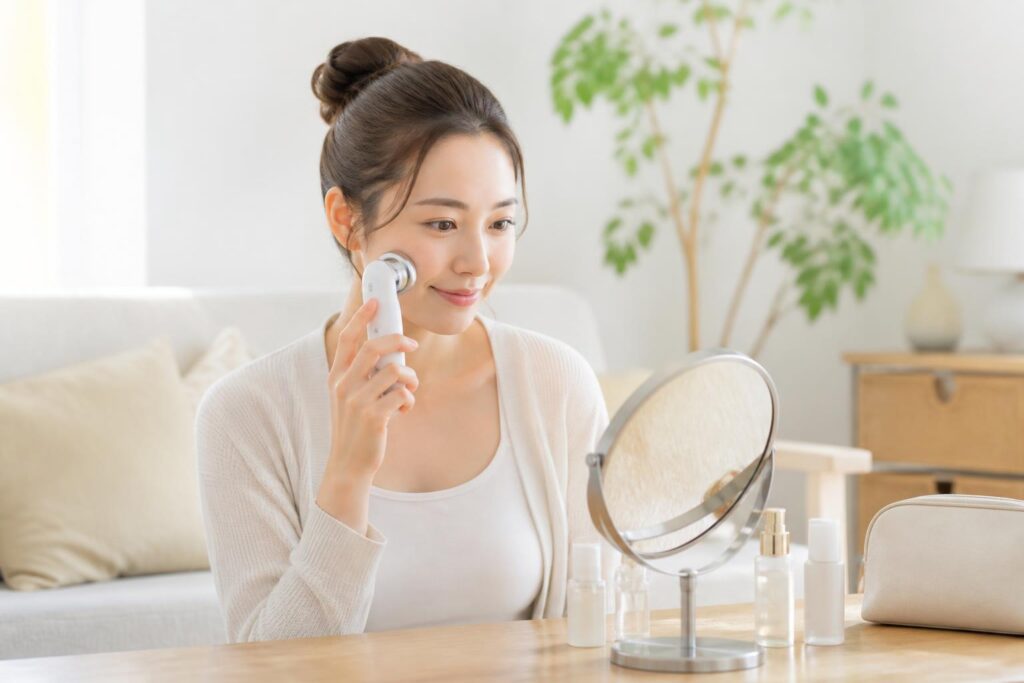 美顔器のRFとEMSの違いは？