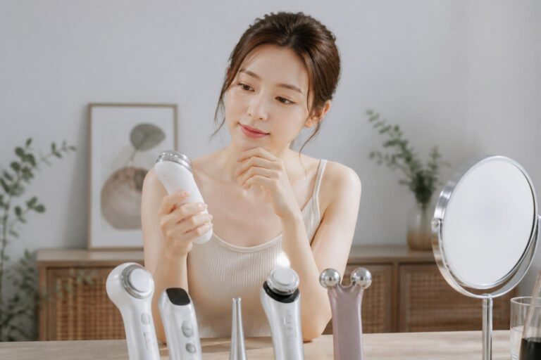 美顔器はニキビ肌にどう選べばいい？